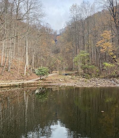 Amicalola Falls State Park reflecting pool