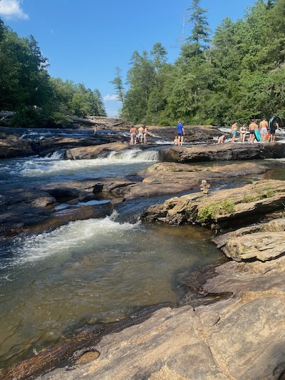 Falls at Edge of the World Trail