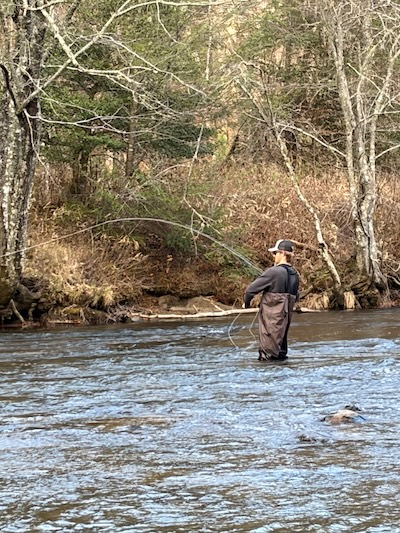 Toccoa river wade fishing